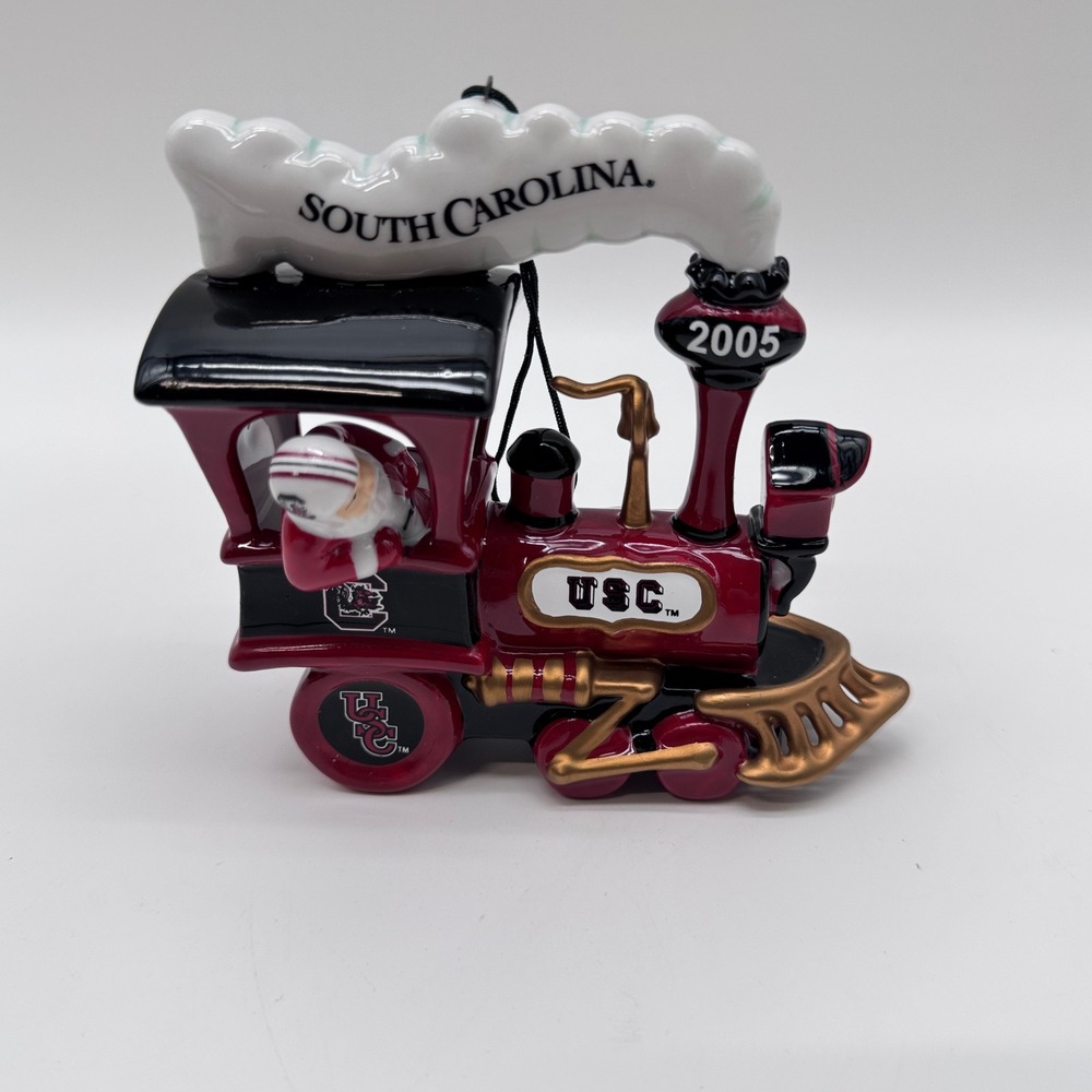 South Carolina Gamecocks Christmas Ornament Train USC 2005 Holiday Express